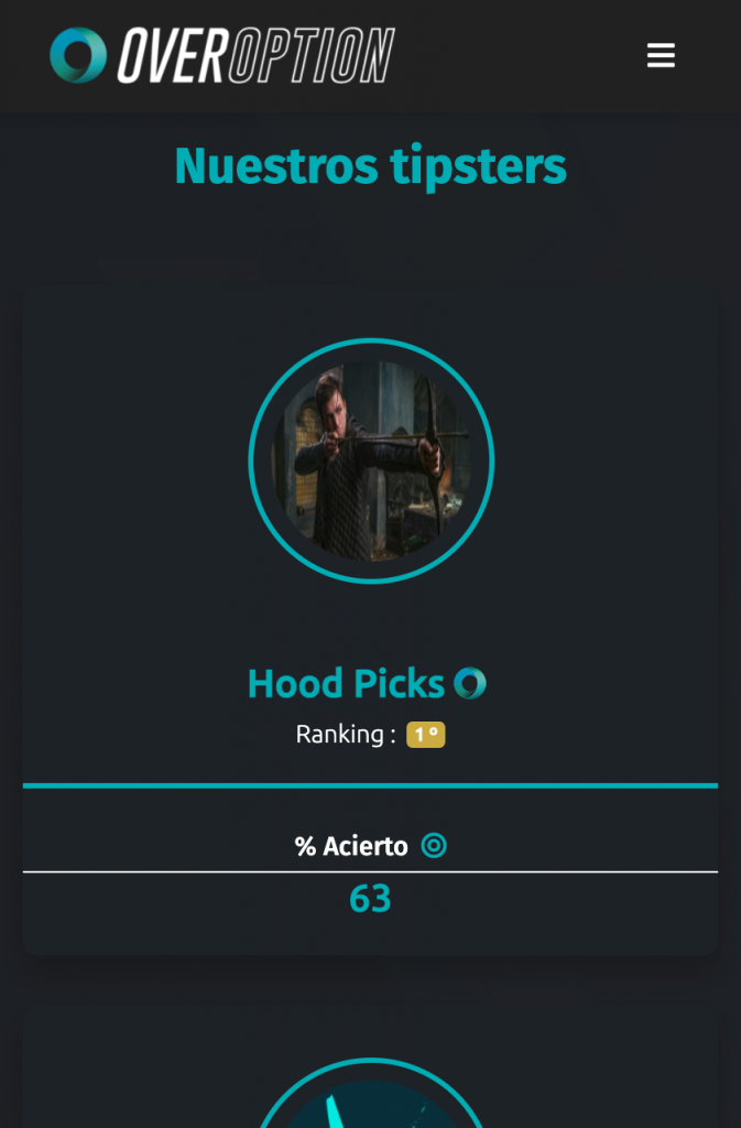 Estadísticas en Overoption