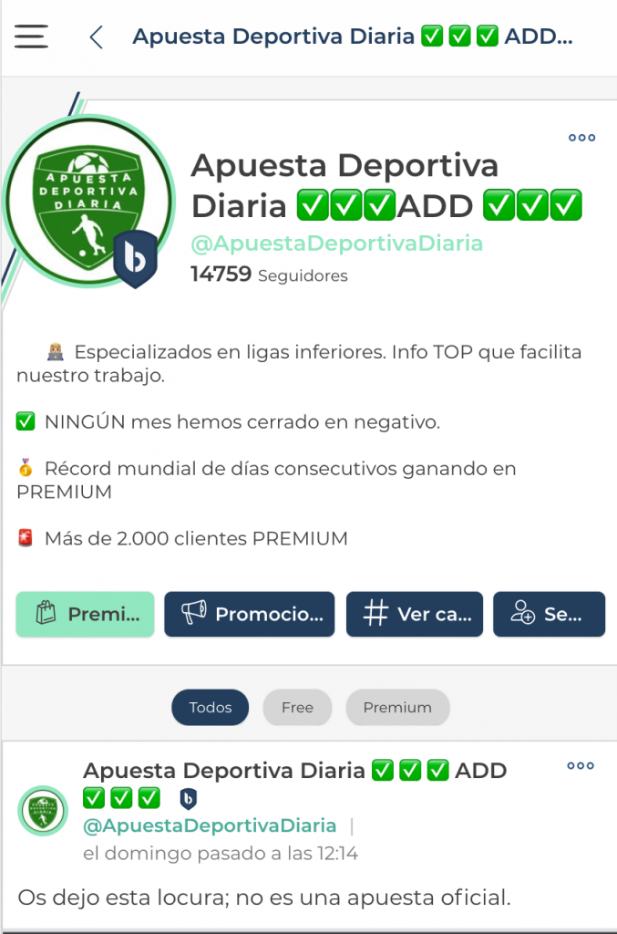 ADD (Apuesta Deportiva Diaria) bajo seguimiento real: así funciona su sistema 9 Screen Shot 2021 10 27 at 9.50.50 AM 1 - Pronosticadores Deportivos