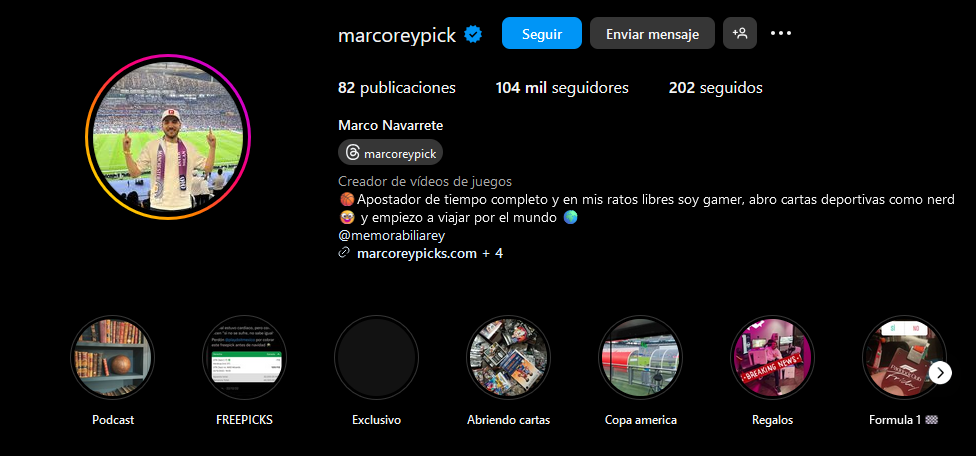 Marco Rey Pick Mejores Tipster Mexicanos