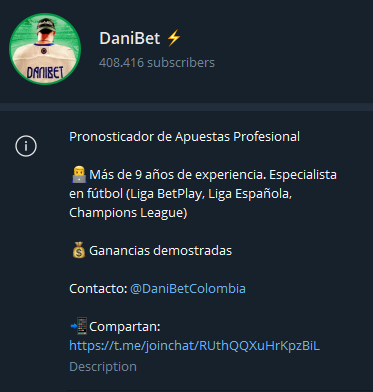 Los mejores Tipster Colombianos de Predicciones Deportivas 17 DaniBet Mejores Pronosticadores Colombia