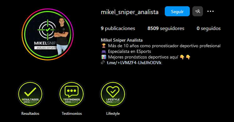 Mikel Sniper Instagram