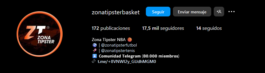 Zona Tipster NBA Instagram