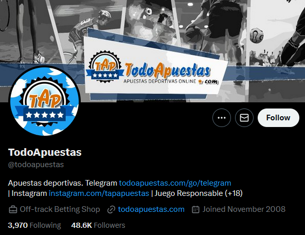 TodoApuestas (@todoapuestas) Twitter