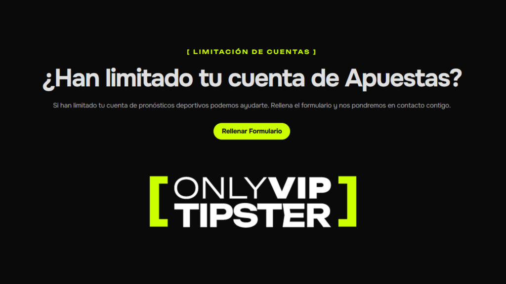 ¿Te han limitado en tu casa de apuestas? OnlyVIPTipster lanza asesoramiento y demanda colectiva