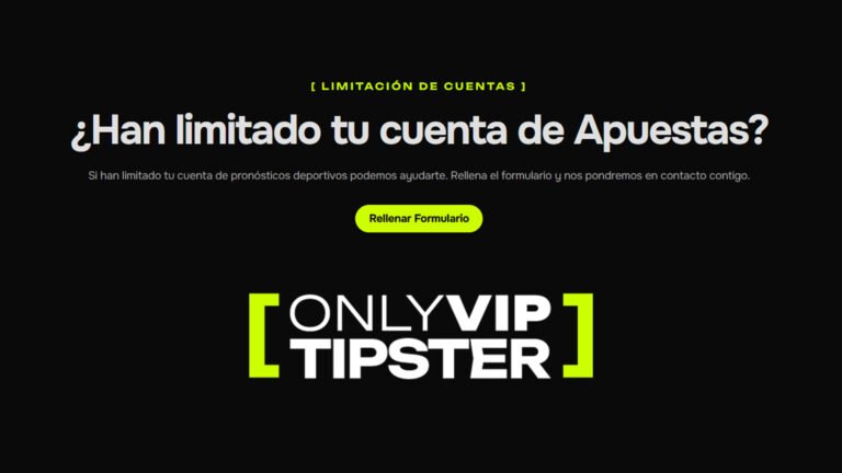 ¿Te han limitado en tu casa de apuestas? OnlyVIPTipster lanza asesoramiento y demanda colectiva 6 Te han limitado en tu casa de apuestas OnlyVIPTipster lanza asesoramiento y demanda colectiva - Pronosticadores Deportivos