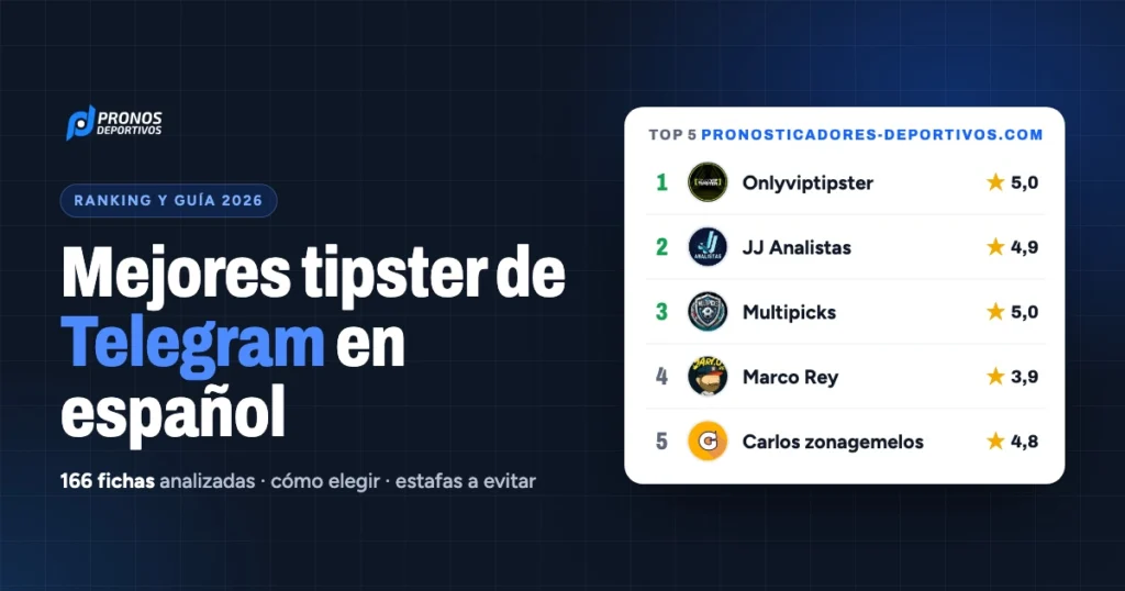 Canales de apuestas deportivas en Telegram: tipos y los mejores 1 mejores tipster telegram pronosticadores - Pronosticadores Deportivos